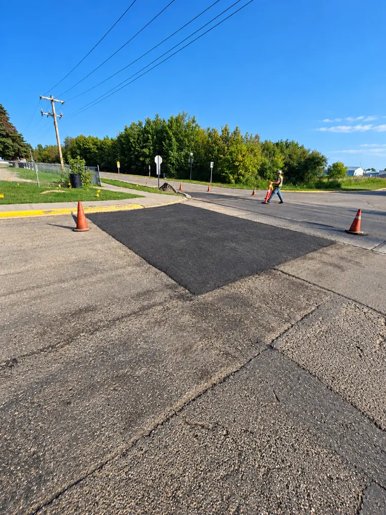 Well-maintained commercial lot